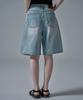 WAARFORWOMAN W1136 Denim Shorts_Light Wash
