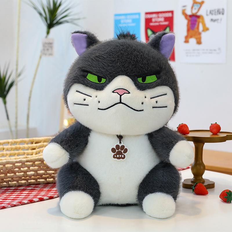 Новая плюшевая игрушка кот Люцифер с брендовой забавной куклой-котом, кукла для игрового автомата с когтями, обмен подарками