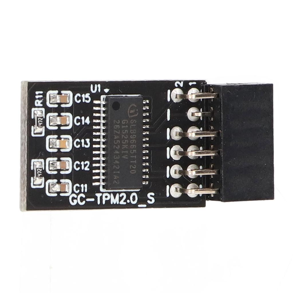 Модуль TPM 2.0 LPC SPI 12Pin Remote Card Encryption Security Board Аксессуар для GIGABYTE