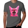 Planetary Meow Tshirt High Elasticity Sports Tee Shirt