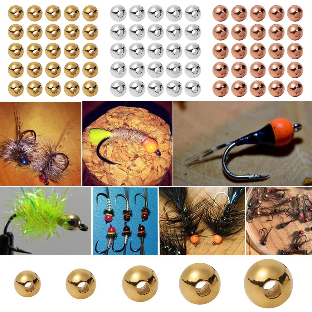 Качественные вольфрамовые бусины 2 мм/2,5 мм/2,8 мм/3,3 мм/3,5 мм, вольфрамовый сплав, материал для завязывания мушек, бусина с прорезями