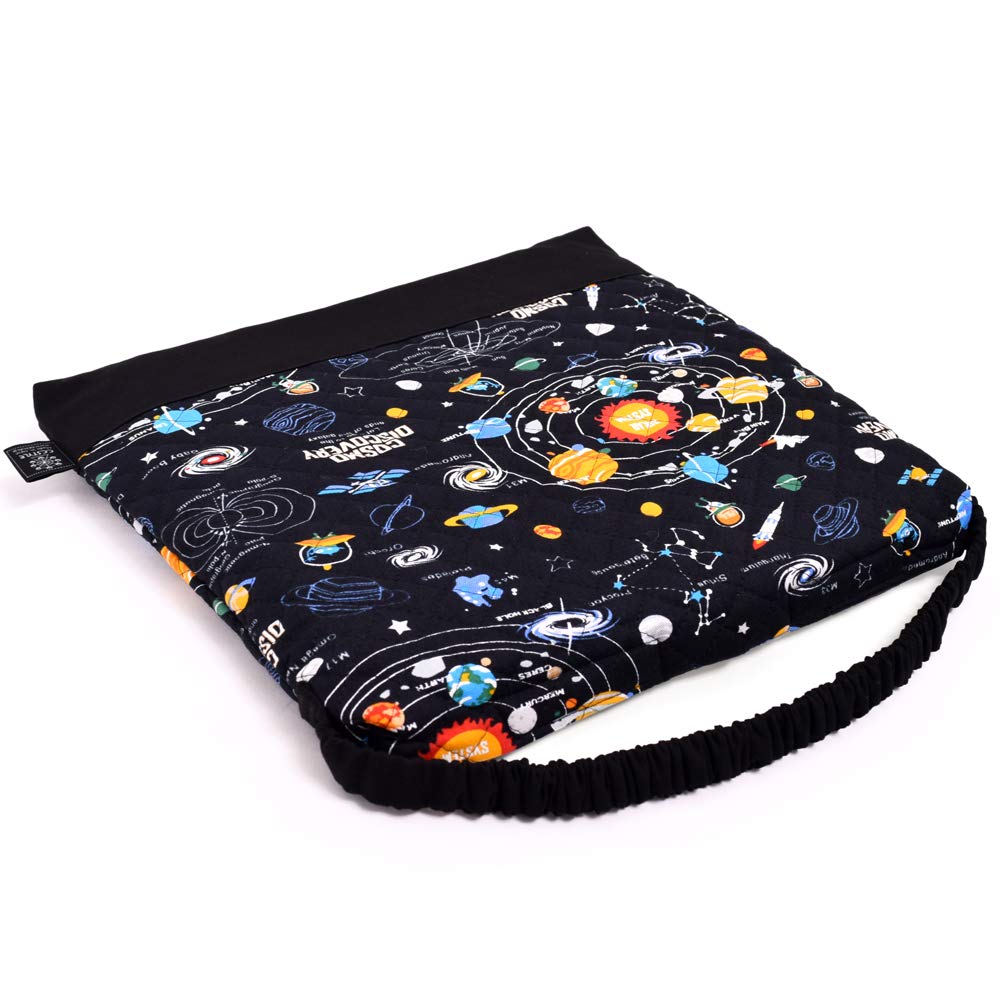 COLORFUL CANDY STYLE Подушка на сиденье для стильного планетария Солнечной системы и Космоса N3875200 для мальчиков, Zabuton, стеганая, (черный)