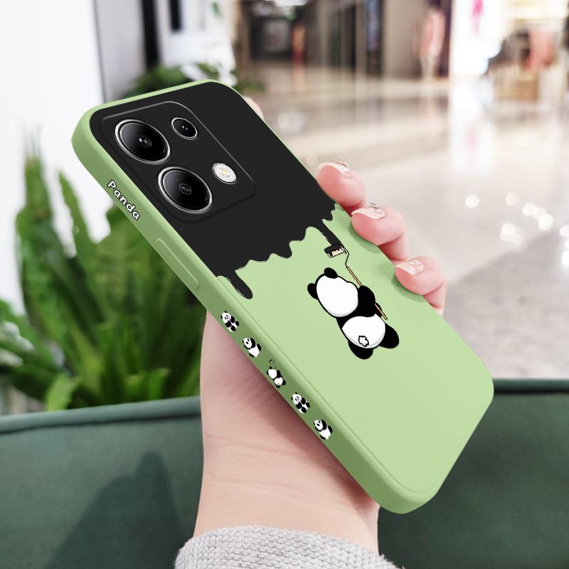 Paint Panda Phone Case For Xiaomi Redmi Note 15 Pro Plus 4G 5G Silicone Cover
