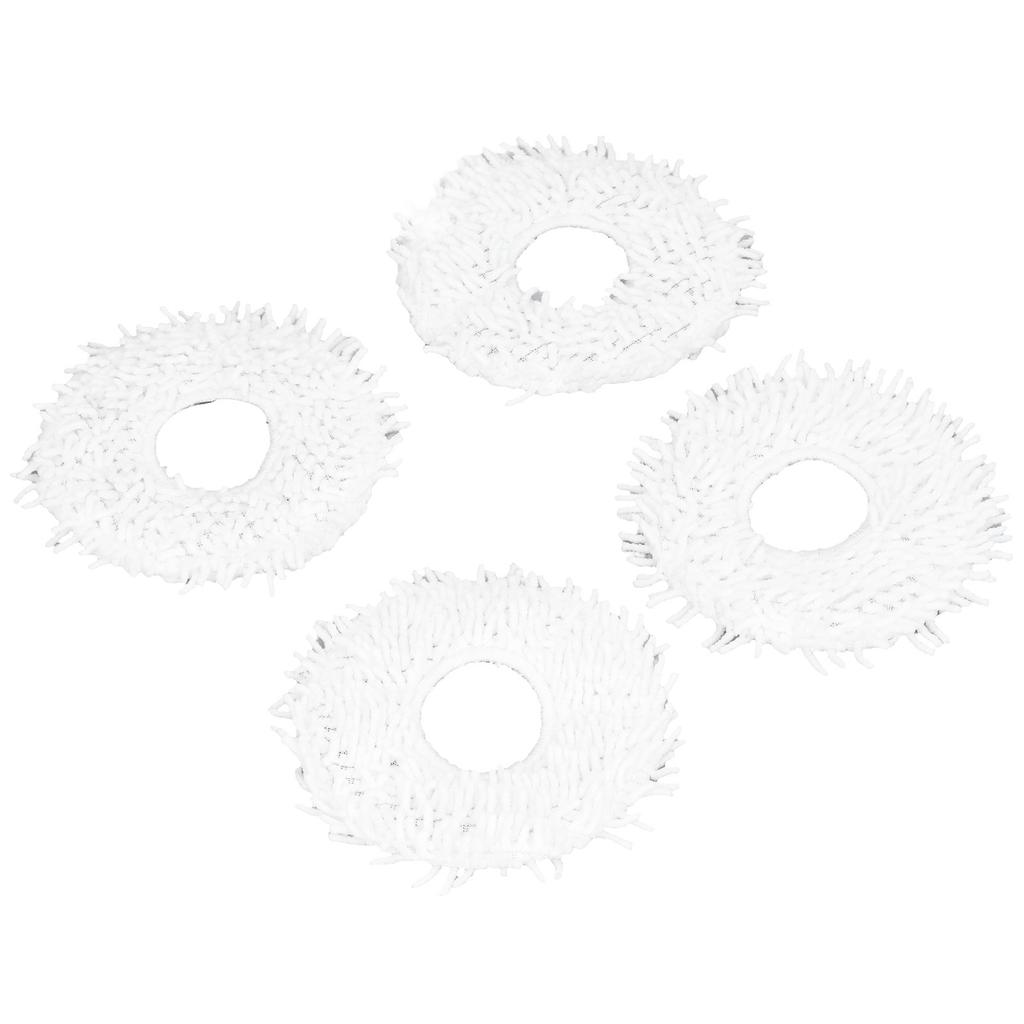 4 шт. Сменная швабра для подметальной машины, тряпка для мытья полов, накладка для швабры, нетканый материал для робота-подметальщика N9+