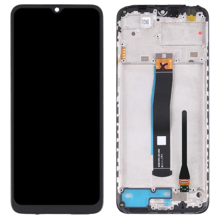 Original LCD Screen and Digitizer Full Assembly with Frame for Xiaomi Redmi 10C/Redmi 10 India/Poco C40