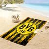Пляжное полотенце с принтом BVB, Большое мягкое быстросохнущее полотенце для пляжа, кемпинга, плавания