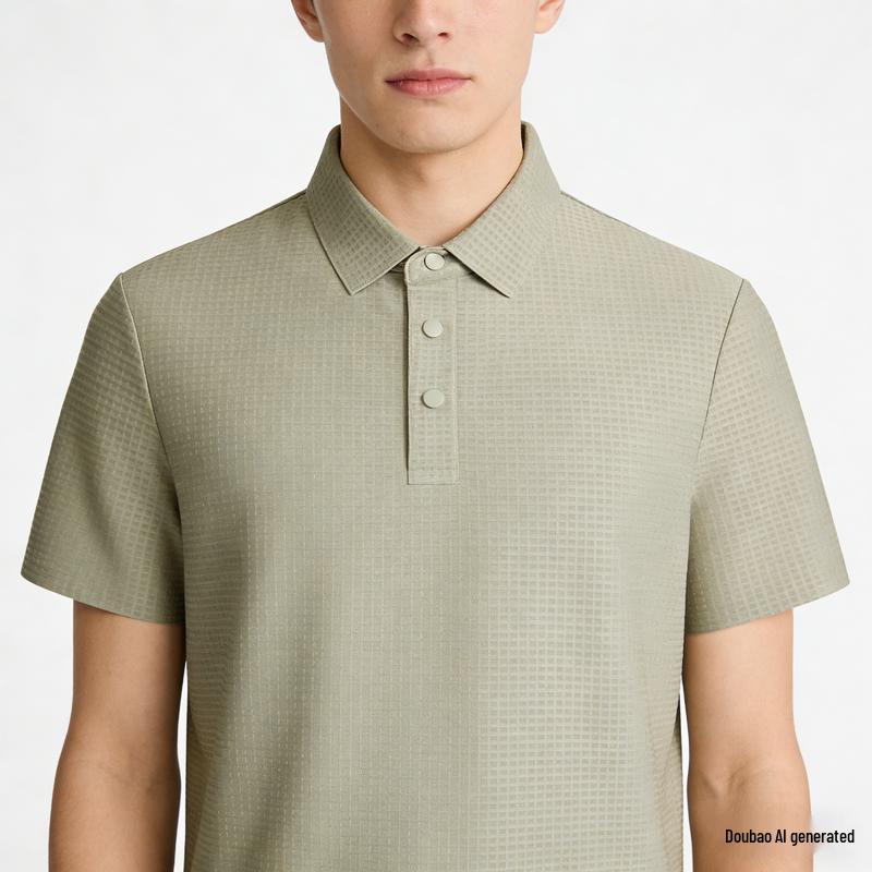 PERFEITO CRIATIVO Antibacterial Cool-Feel Polo Shirt