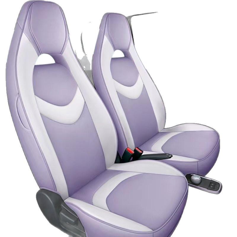 Всесезонные чехлы на сиденья Chery QQ Ice Cream: Дизайн молочного коктейля в вафельном рожке с полным покрытием