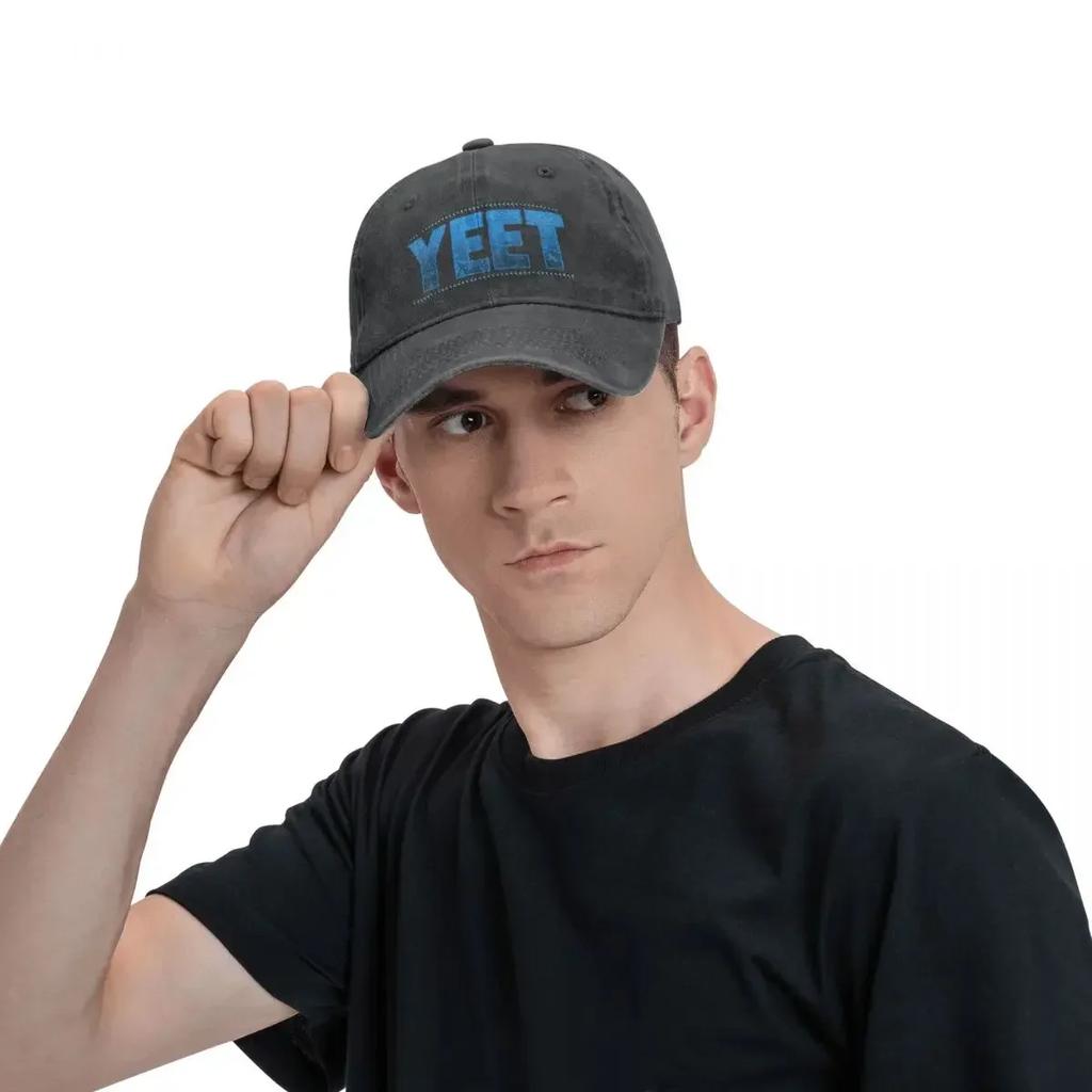 Бейсболка Jey Uso Yeet Женская Мужская Защита от солнца Хип-хоп Кепки Летние y2k Ретро На открытом воздухе Спорт Кепка-snapback
