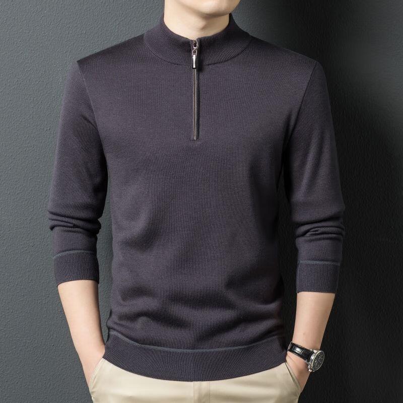 Men's Half-Zip Mock Neck Sweater
