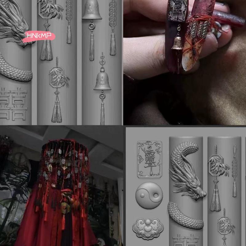 3D Силиконовая форма для ногтей Дизайн бабочки и цветка Сладкий бант Узор цепочки из бусин для DIY декора ногтей Прозрачные инструменты для маникюра