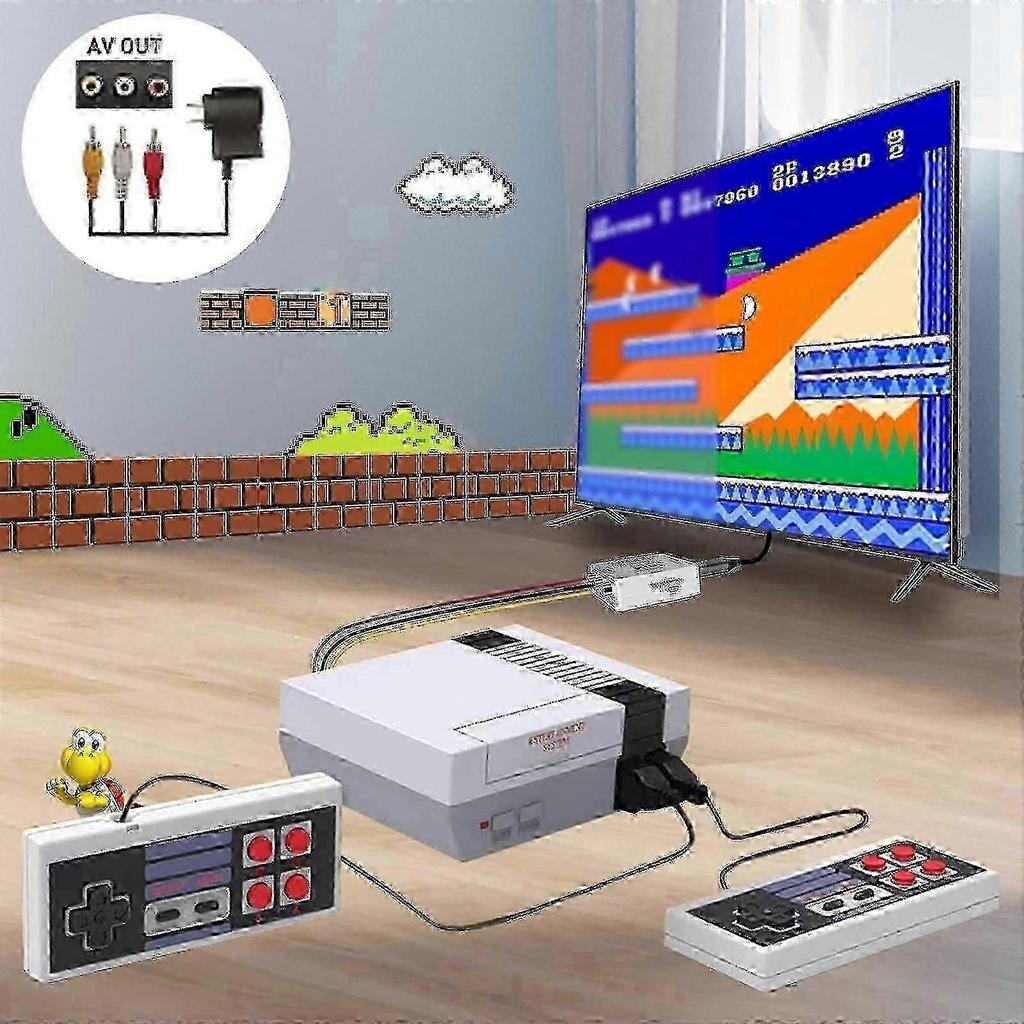 Ретро игровая консоль с 620 видеоиграми, AV и HDMI HD выход, Plug and Play, Классическое издание Мини-развлекательная система для взрослых и детей