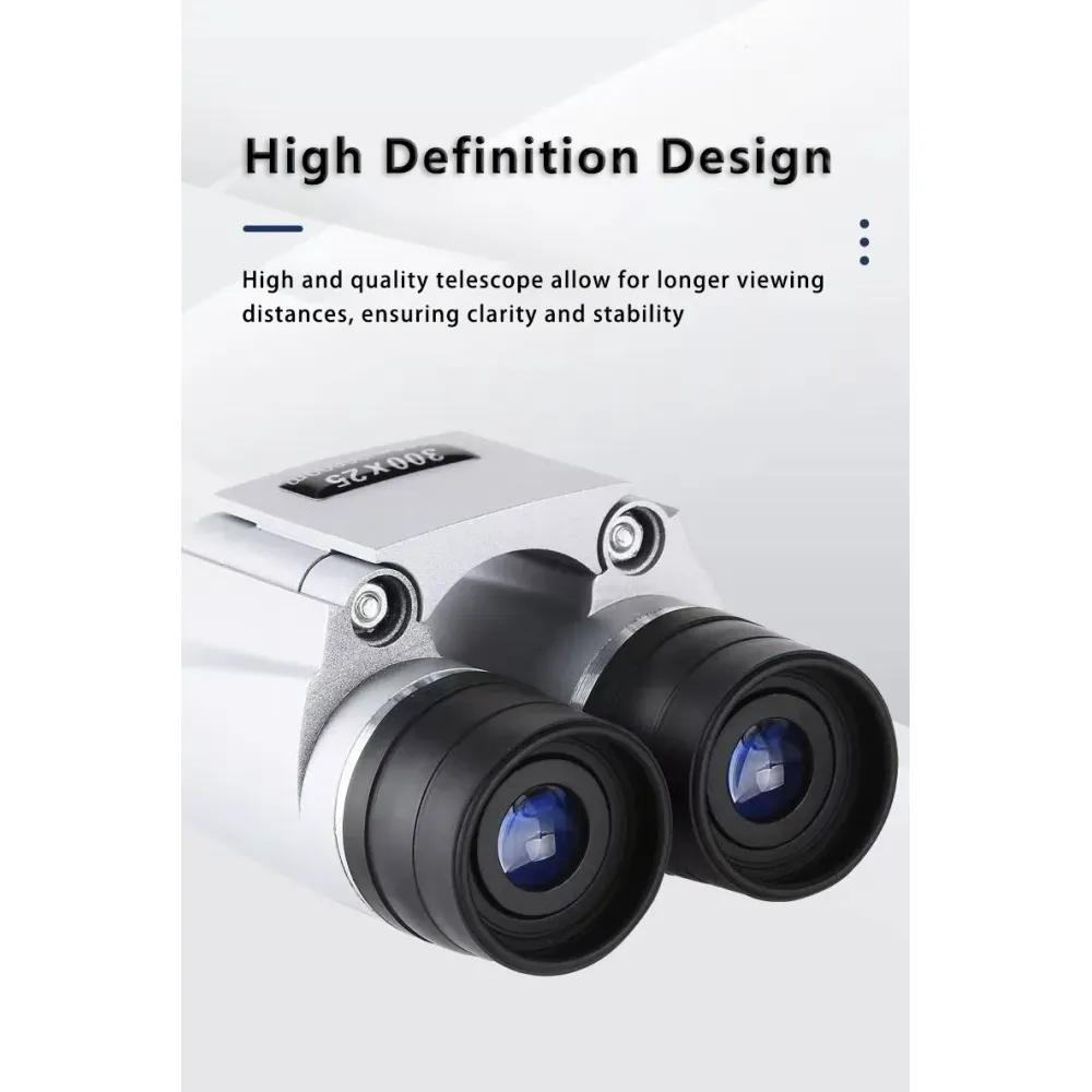 30000 м телескоп высокой мощности HD с низким уровнем освещенности, мощный бинокль дальнего действия, профессиональный мини-портативный HD водонепроницаемый монокуляр
