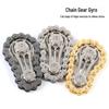 Гироскоп декомпрессии: Металлическая зубчатая цепь с металлическими пальцами, креативность в стиле Black Tech