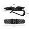 TCJH7 Car Sun Visor Glasses Clip Ticket Card Storage Clamp For Citroen C3 C5 Aircross C5X C4 Cactus Picasso e-C3 e-C4 C1 C-Crosser C6