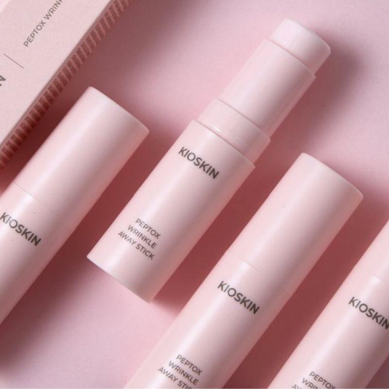 Kioskin Мультибальзам-стик Peptox Wrinkle Away с коллагеном 12 г x 2 шт. – Увлажняющий антивозрастной бальзам с коллагеном для лица и шеи