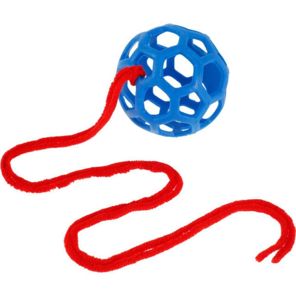 TPR Pony Hay Feeder Red/Blue/Green Hanging Feeding Toy Multipurpose Horse Treat Ball Cattle