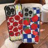 Чехол для Apple iPhone 15Pro Max 16 16Plus XS MAX 12 15 14 Pro XR 13 11 11Pro Прозрачный чехол Мультяшные помидоры