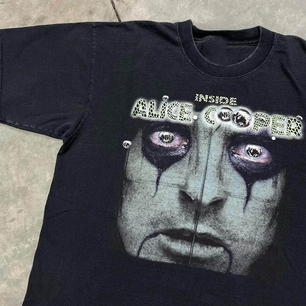 New Inside Alice Cooper T Shirt 2001 Men Black S235XL Tee 20D314 Unisex T-Shirt