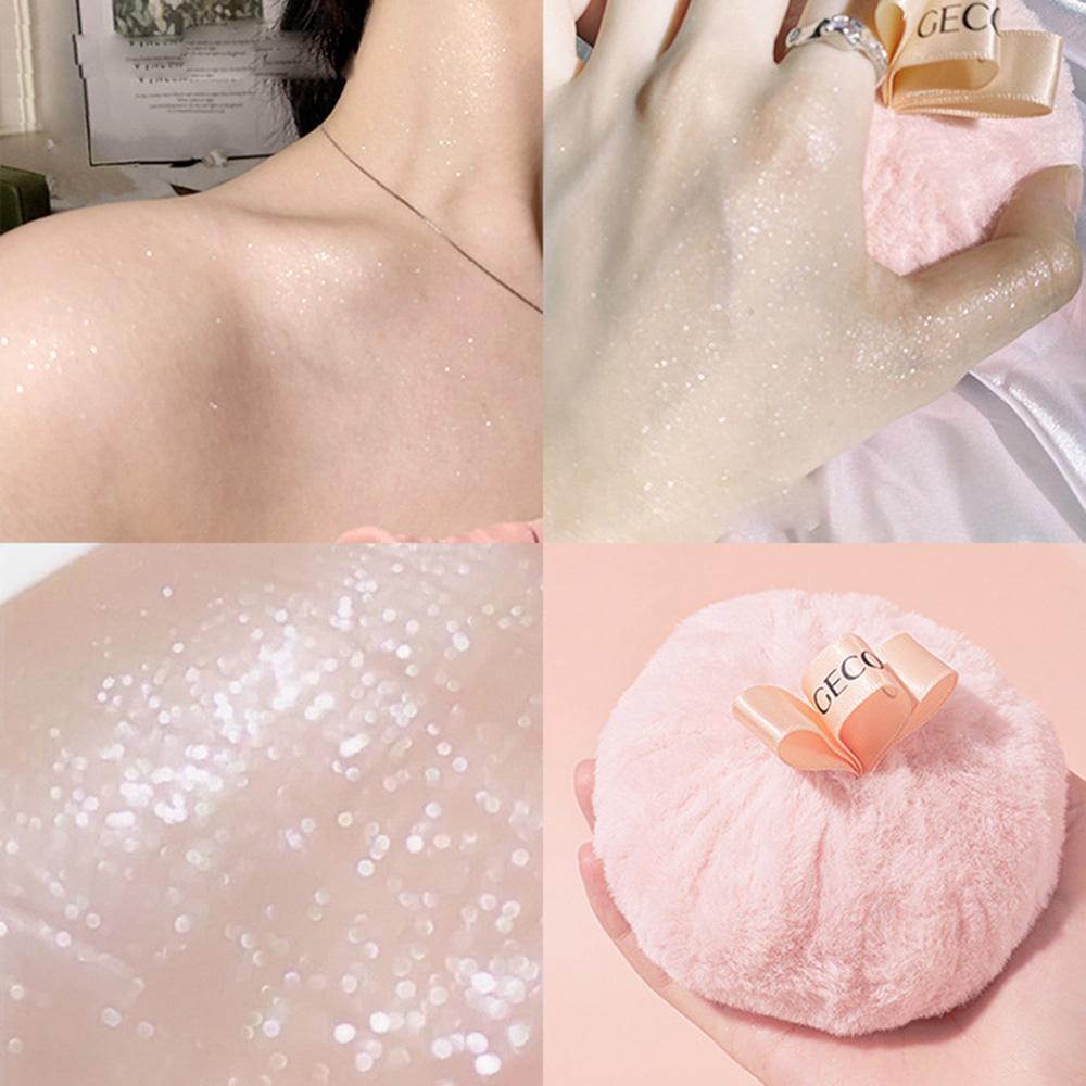 GECOMO Fairy Shiny Highlighter Ball, для выделения волос на теле, розовая мерцающая пудра в шариках