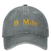 Unisex Mile  Mile Eminem Old Eminem Stuff Baseball Caps Vintage Distressed Denim Washed Sun Cap Adjustable
