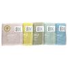 MOKU and Perfect for Gifts and Thank You Gifts [Rikuri] [Contex] Handkerchiefs, 5-Piece Set, Thin, Quick-Drying, Stylish, Absorbent, (Pastel)