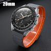 Magnetic Silicone Strap For Omega X Swatch Joint MoonSwatch Wristband Bracelet Correa For MoonSwatch 20mm Replacement Sport Band
