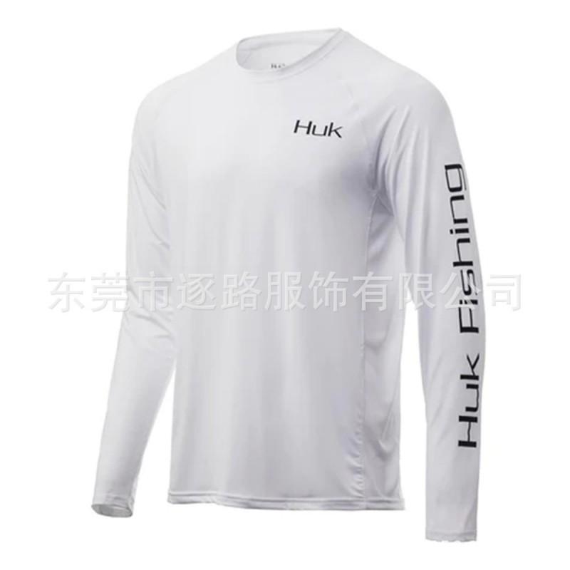 Mens Quick-Dry Fishing Shirt With UPF 50 Sun Protection Breathable Bamboo Fiber Long Sleeve T-Shirt Outdoor Angling
