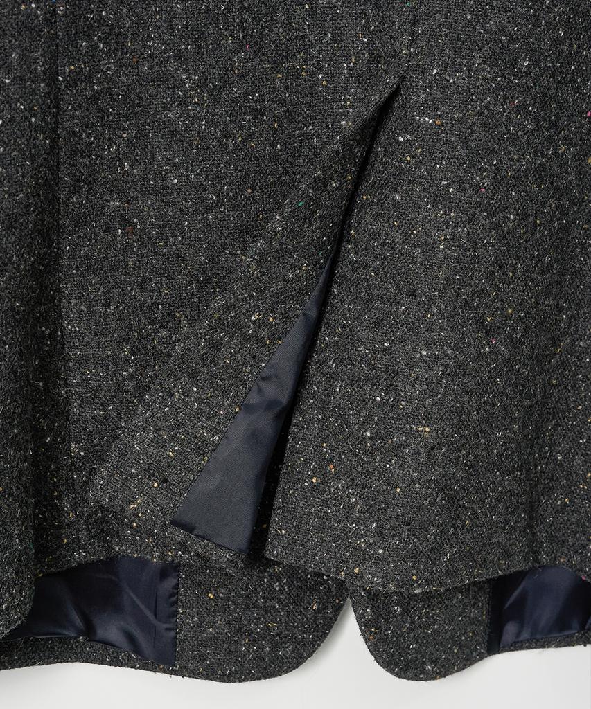 Trip Le Sens [F/W] Two-Flap Pocket 3B Blazer_Nepp Tweed Charcoal