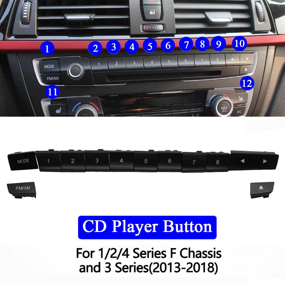 Приборная панель Air AC Vent CD-плеер, крышка управления, кнопка переменного тока, комплект для ремонта ключей для BMW 1 2 3 F Series F20 F21 F22 F30 F35 F34 F36 F45