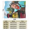 Danny Go Cartoon Blankets Quality Warm  Throw Blanket Winter Airplane Travel Couch Chair Fluffy Bedspread