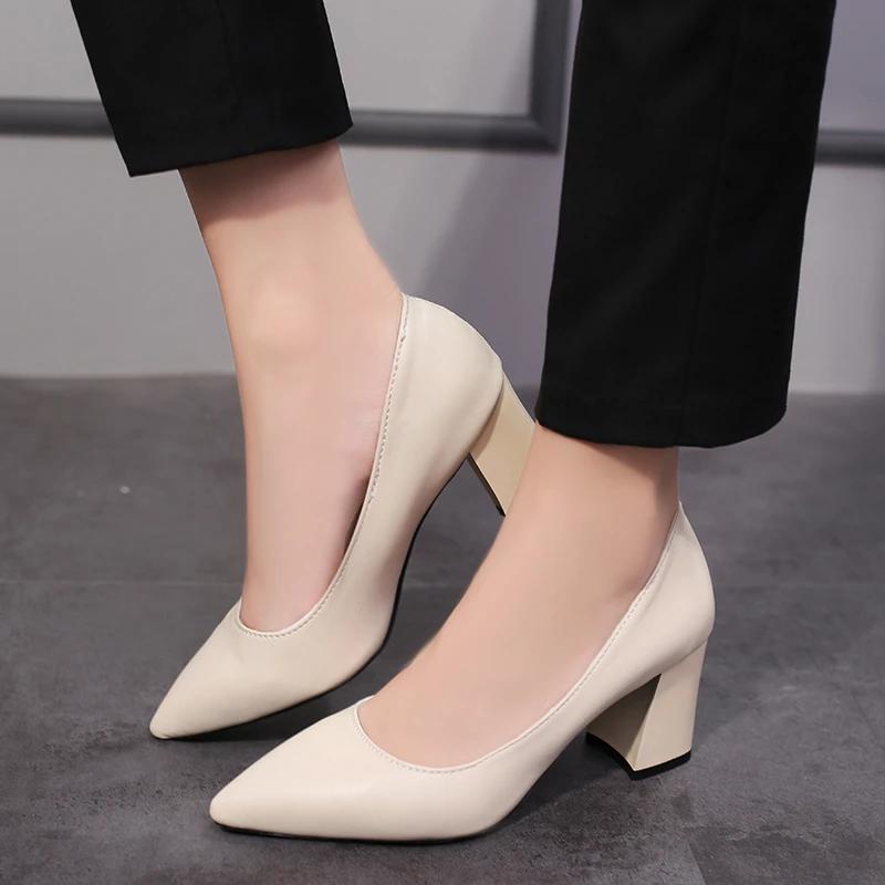 Новые туфли на высоком каблуке женские туфли с острым носком из лакированной кожи на высоком каблуке элегантные туфли для женщин туфли на каблуке на платформе рабочие женские туфли-лодочки