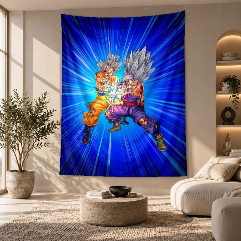Decorative Tapestry,Dragon Ball Printed Wall Art, Lightweight Wall Hanging For Bedroom Background