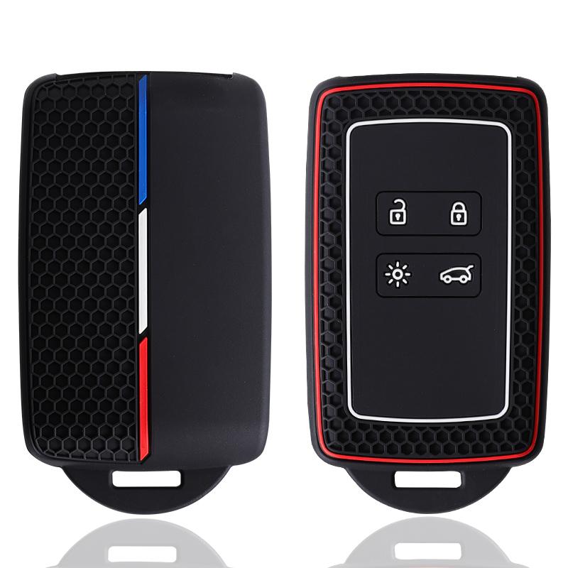 Силиконовый чехол для ключей для Renault Austral Captur Arkana Koleos Zoe Scenic Dacia Sandero Duster Logan Jogger Kadjar Clio Megane