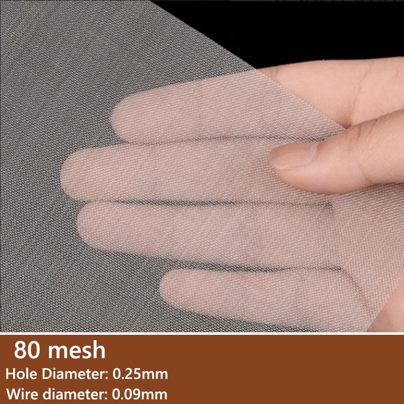 1-5pcs 304 Stainless Steel Filter Screen 4/5/8/20/30/40-400 Mesh Woven Wire High Quality Stainless Steel Screening Filter Sheet