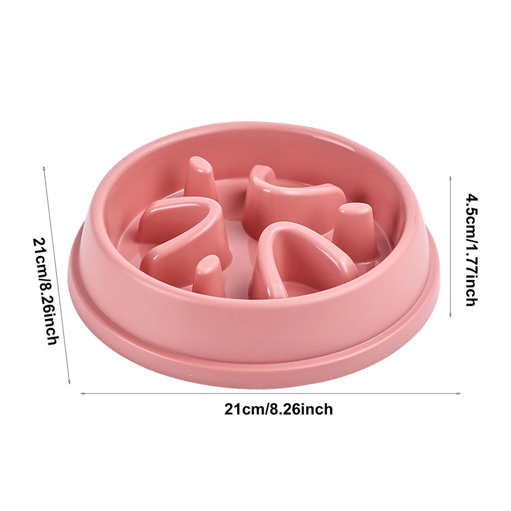 Slow Feeder Dog Bowls Large Breed Dog Slow Feeder Slow Eating Dog Bowl Anti-Gulping Dog Puzzle Feeder Cat Slow Feeder Bowl For