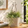 Weather Resistance Cat Plant Fixed Frame Hollow Out Plant Climbing Trellis  Greenhouse