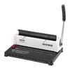 VEVOR Coil Spiral Binding Machine, Manual Book Maker 34-Holes Binding 120 Sheets, Punch Binder Adjustable 4.76 mm - 14.29 mm Coil Binding Spines