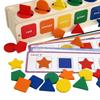 Geometric Cognition Wooden Shape Sorting Box Shape Sorting Educational Toys  Holiday Gifts