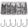 100Pcs/Box Live Bait Circle Fishing Hooks 2X Strong Stainless Steel Sharp Point Saltwater Fishing Hook For Catfish Bait