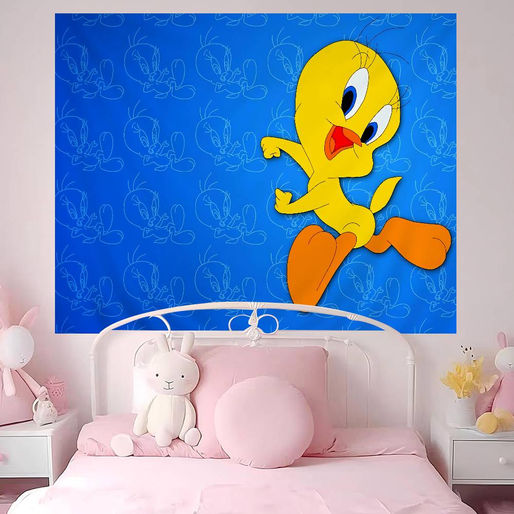 Cartoon Cute Bird DIY Wall Tapestry for Living Room Home Dorm Decor Wall Art Decor