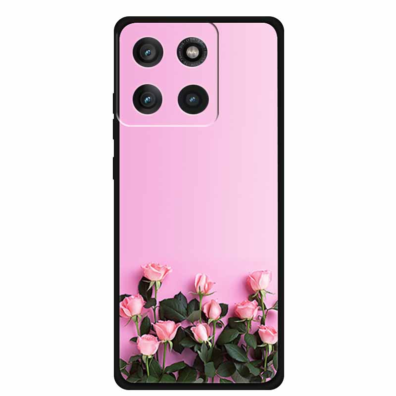 Силиконовый TPU чехол для Motorola Edge 60 Pro Защитный мягкий чехол Технологичный стиль Coque для Moto Edge60 Pro Capa Новый Ударопрочный Fundas