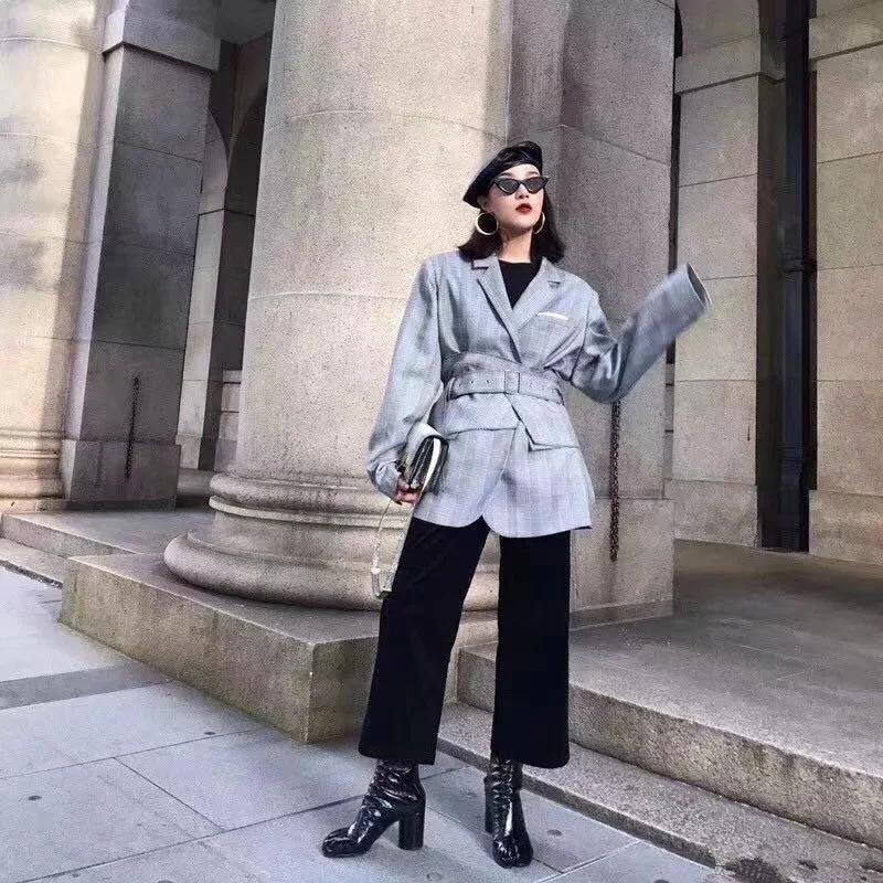 Брендовые дизайнерские ботинки таби, женские ботинки на массивном высоком каблуке с раздельным носком, кожаные ботинки Zapatos Mujer, модная осенняя женская обувь, Botas Mujer