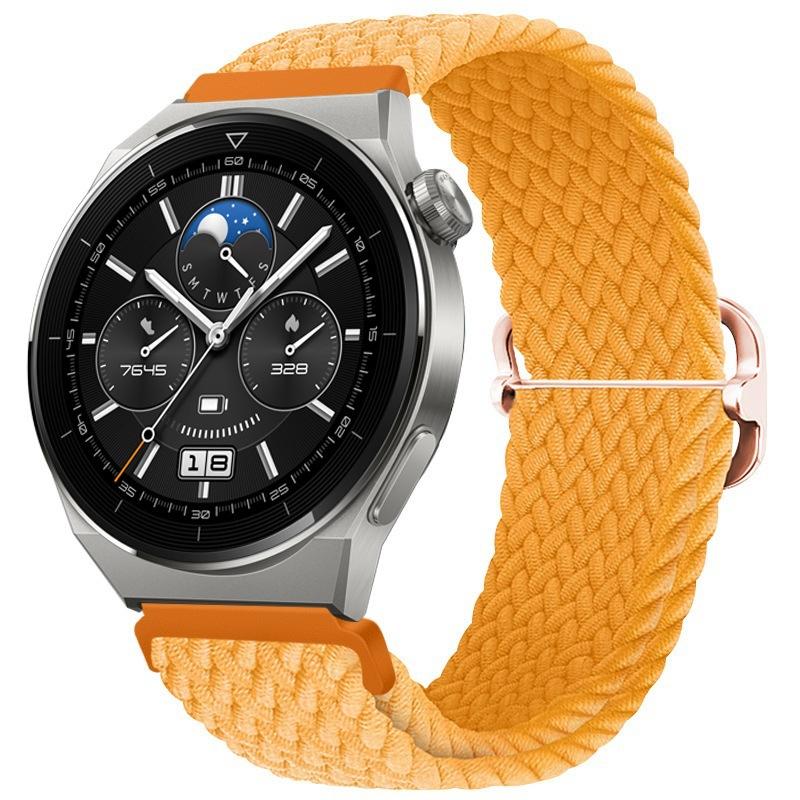 Плетеный ремешок 22 мм 20 мм для Huawei Watch 3/4/GT/5/6/Pro 46 мм Нейлоновый петлевой браслет для Samsung Galaxy Watch 7/6/Classic/5/Pro