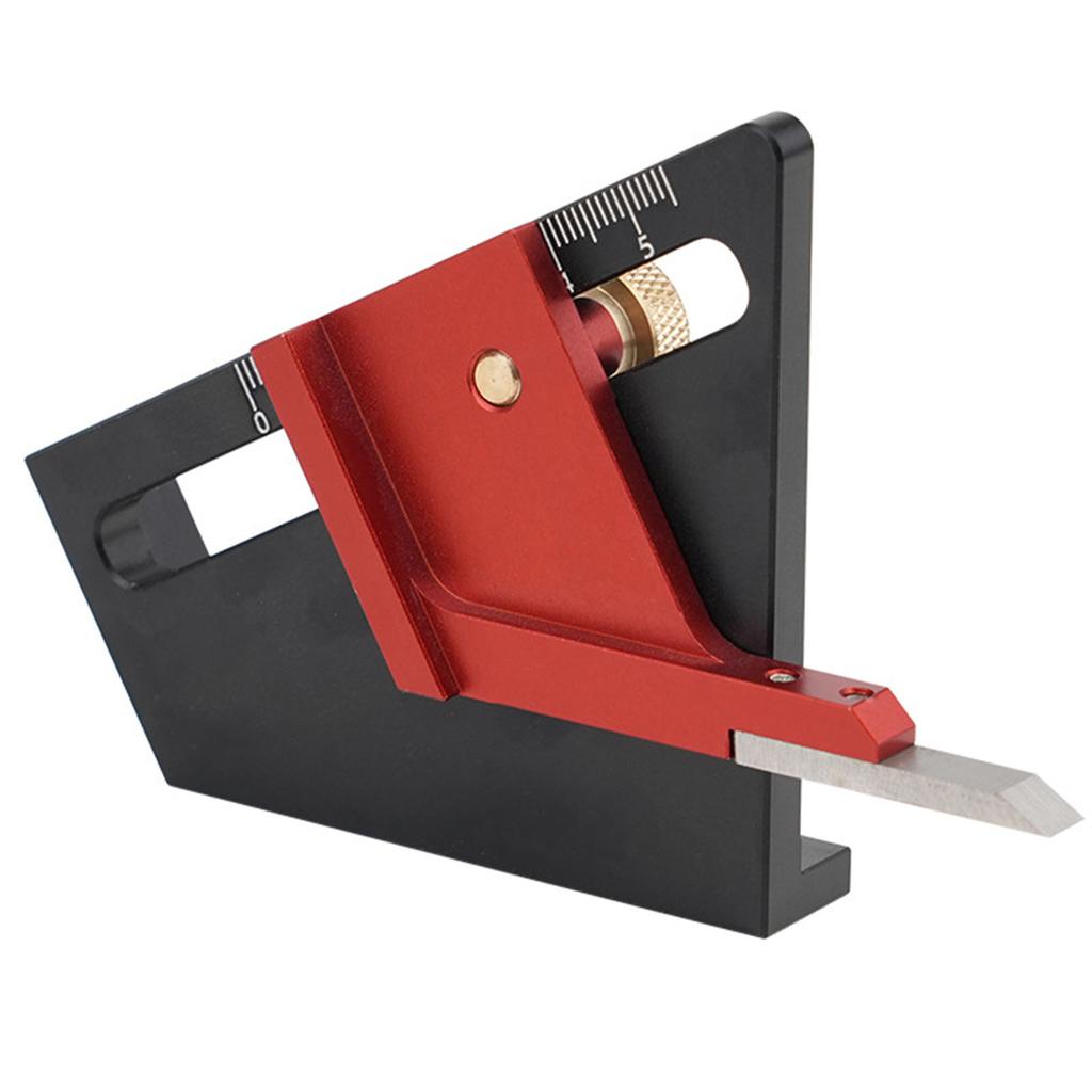 Woodworking Center Finder Scriber 12 Aluminum Alloy Carpentry Sawing Measuring Joint Making Tool