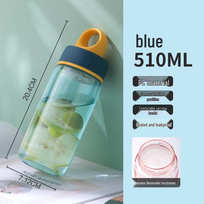 Chahua Round Ring Portable Sports Water Bottle