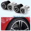 For AMG Benz 4Pcs Car Tire Valve Stems Cap Knurling Style Tire Valve Cap for Mercedes Benz W211 W204 W210 W203 CLA GLA