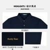 Mulberry Silk+Old Money Wind 2025 Summer Men's Short sleeved Polo Shirt