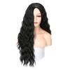Long Water Wave Hairstyle Wigs For Women Synthetic Hair High Temperature Fiber Average Size