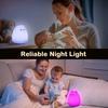 Cute Cat Night Light For Baby Kids Cartoon 7 Colors Silicone Sleeping Lamp Touch Sensor Table Lamp For Home Bedroom Decoration